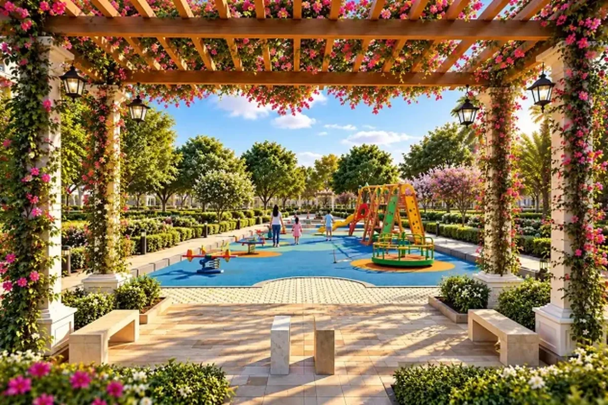 Children's play area at Godrej Green Estate, Sonipat