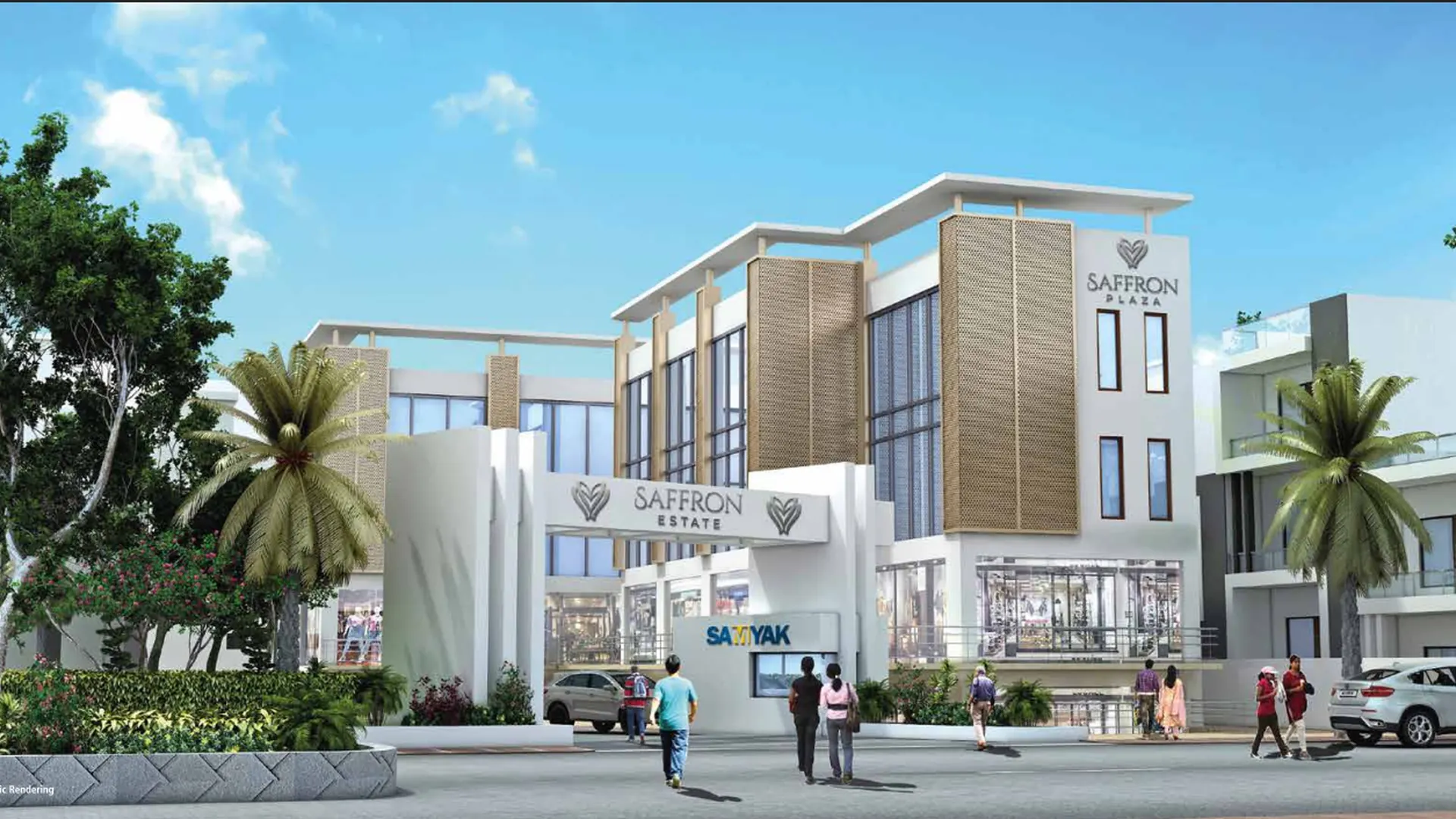 Saffron Estate entrance in Sector 35 Sonipat